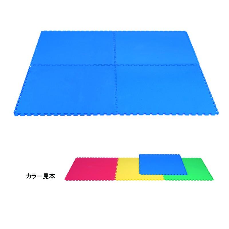 EVERNEW（エバニュー） リバーシブルフロアマット 緑 4枚 送料無料