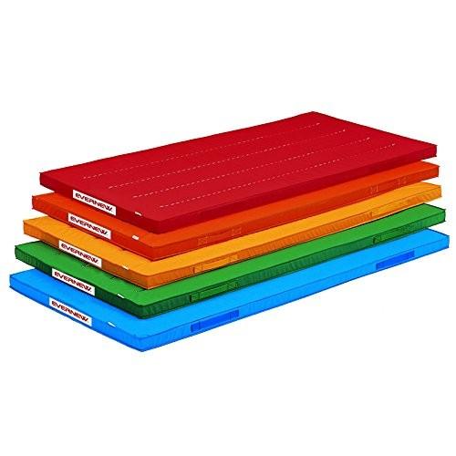 エバニュー EVERNEW エコ・抗菌カラーマット すべり止付 120×300×5cm 黄色 送料無料 EKM028
