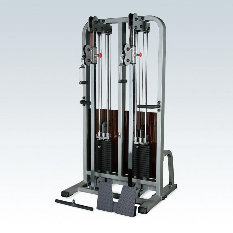 [P2倍 5/5 20時〜24時限定]エバニュー EVERNEW トレーニング フィットレス ダブルケーブルマシン 送料無料 ETB685