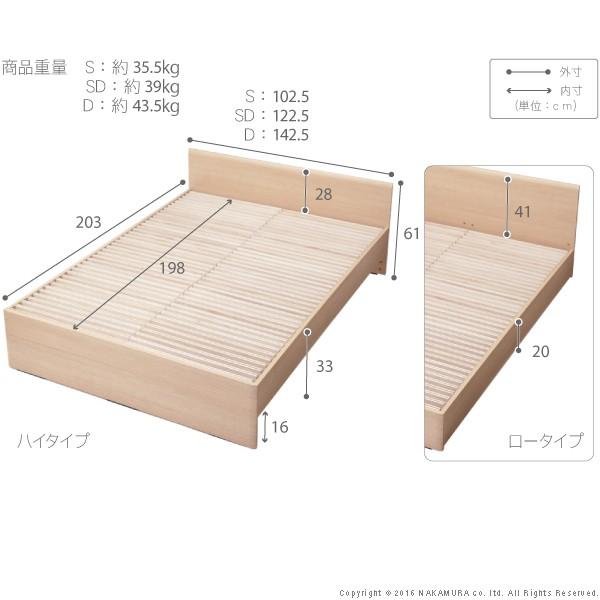 送料無料 i-5400008 ベッド すのこ 布団で快適！通気性2倍の「みやび