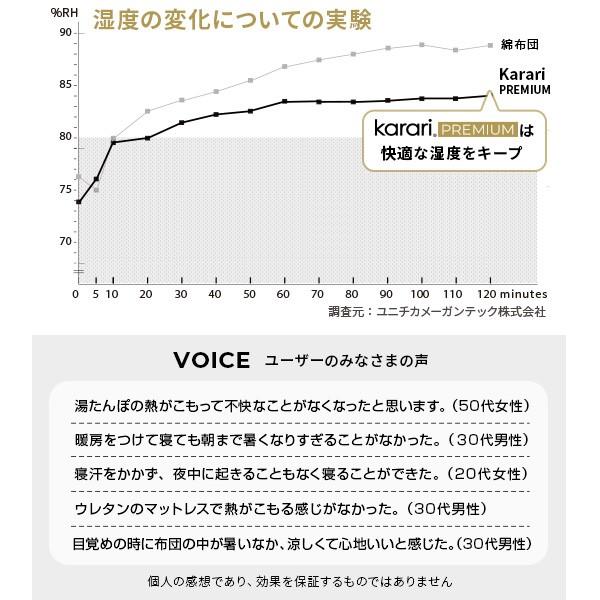敷き布団 敷布団 ダブル フトンマットレスという、睡眠革命。 karari PREMIUM カラリプレミアム ダブル D 送料無料_9