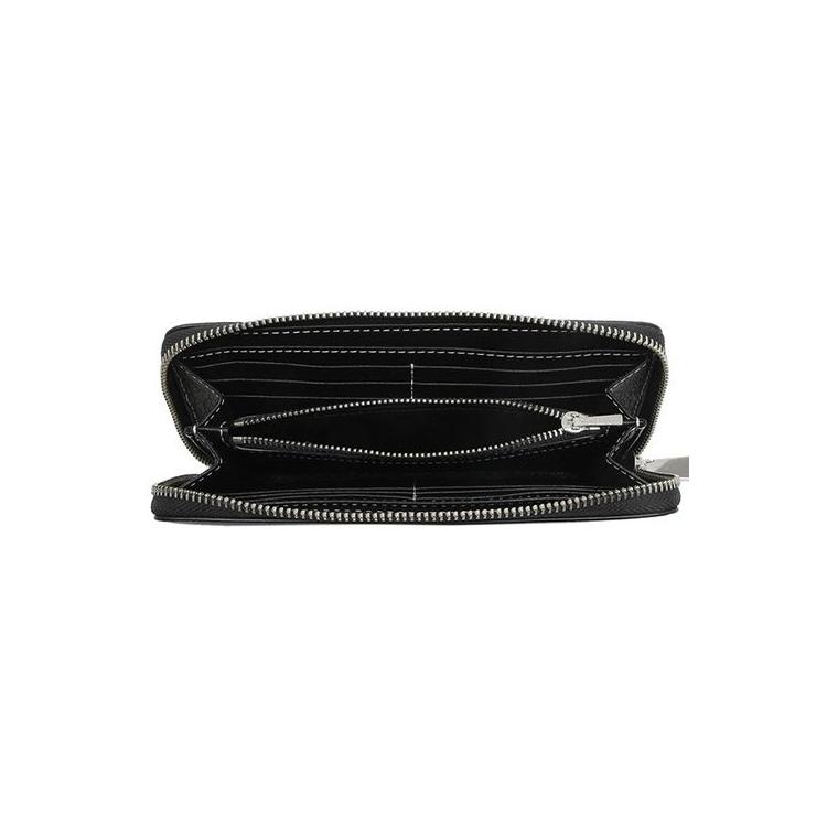 【新品】MARC JACOBS ブラック　財布　即購入可能 MARC JACOBS 財布 THE LEATHER MINI COMPACT WALLET/ザ レザー