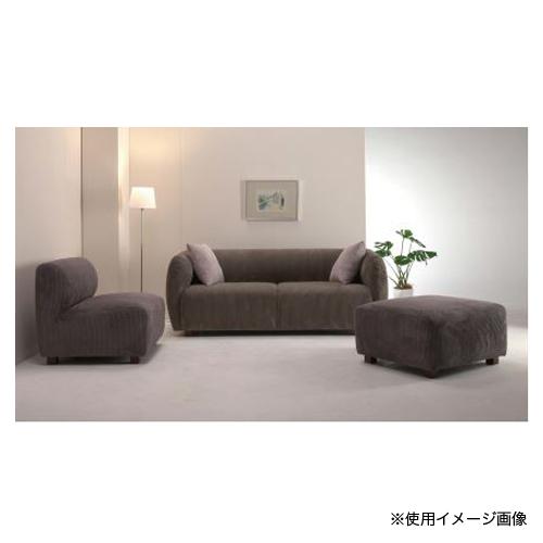 送料無料 ムートン 3P ソファ 幅190×奥行79×高さ72cm グリーン 