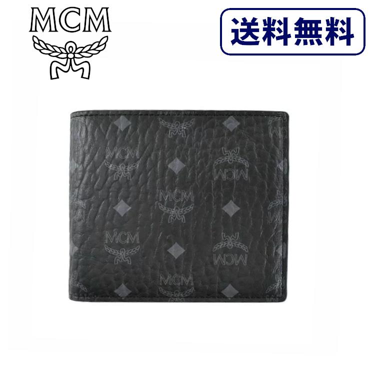新しいコレクション 正規品 送料無料 Mcm エムシーエム 2つ折り小銭入れ付財布 Black ブラック レディース Mxsaavi01bk 直営店限定 Skylanceronline Com