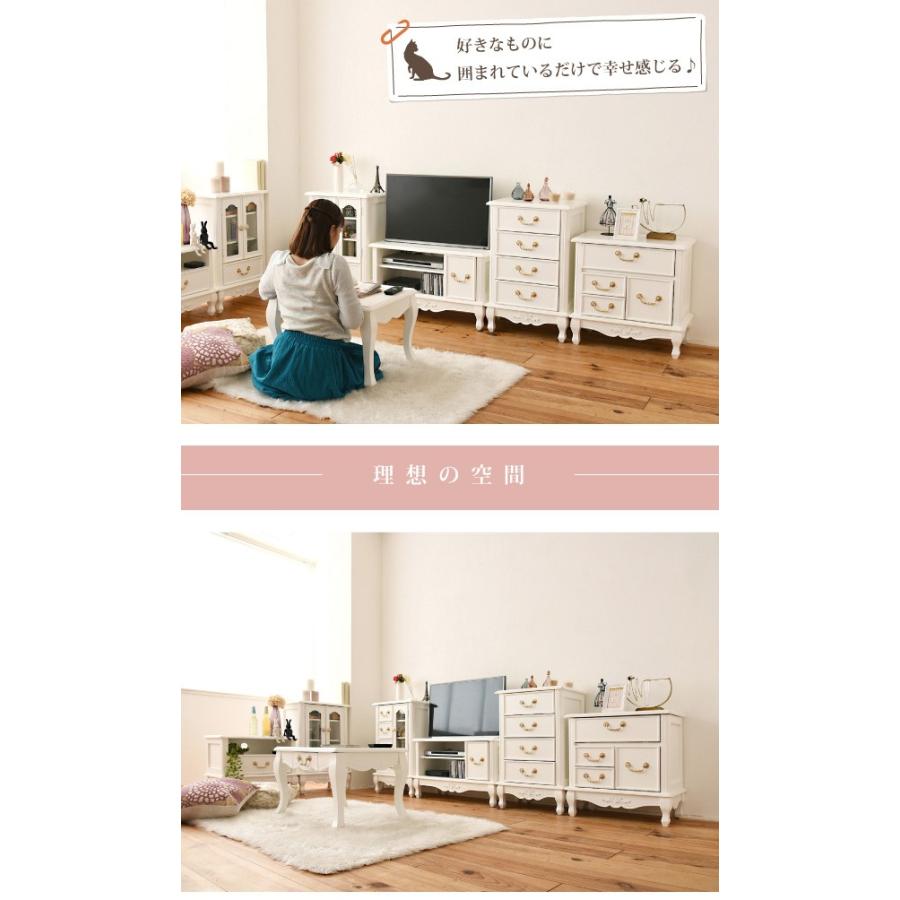 【送料無料】キャッツプリンセス  ミニドレッサー 幅60 高さ58 猫脚 楽天市場】姫系 家具 ドレッサー ミニドレッサー 白家具 姫 猫足
