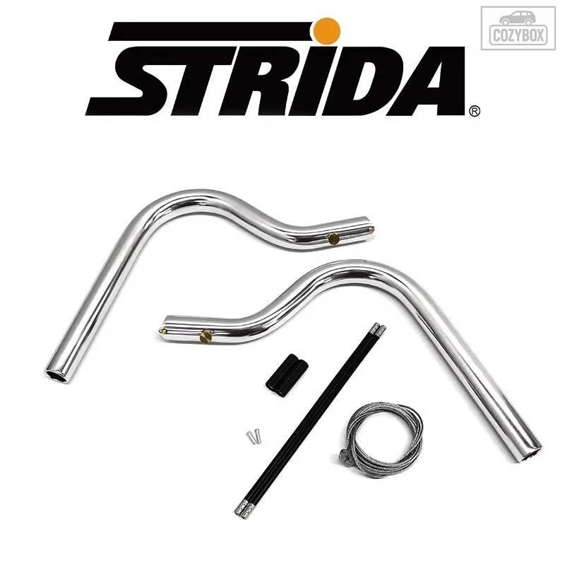 並行輸入品 Strida ベントハンドルバー アルミ合金 Mハンドル 600mm