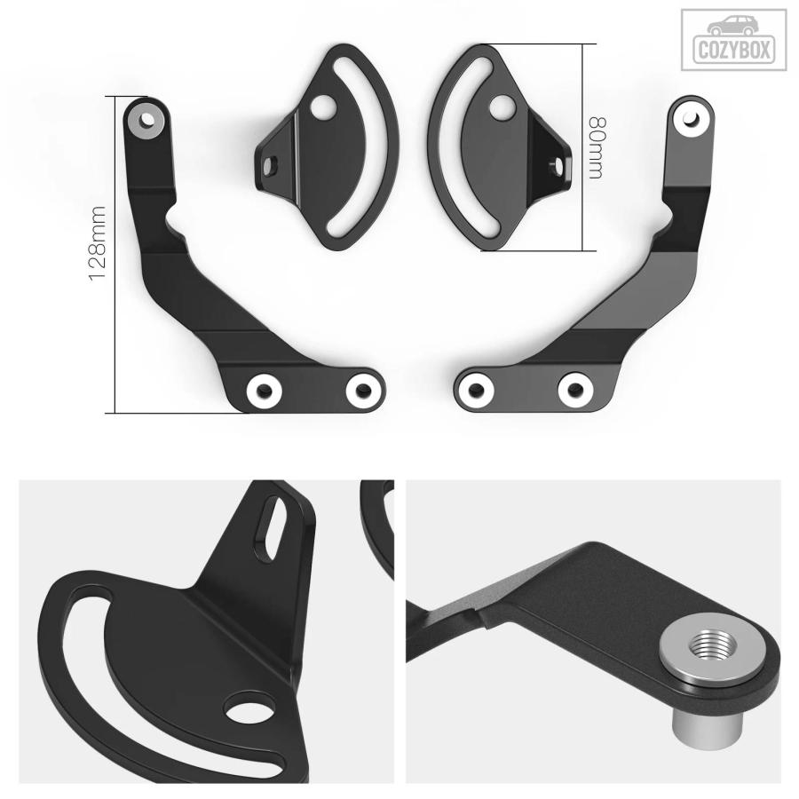 並行輸入品 BMW R1250GS R1200GS ウインドスクリーンスタビライザーキット R1250GS 2018-2022 R1250GS ADVENTURE 2018-2024 R1200GS 13-19 R1200GS ADV