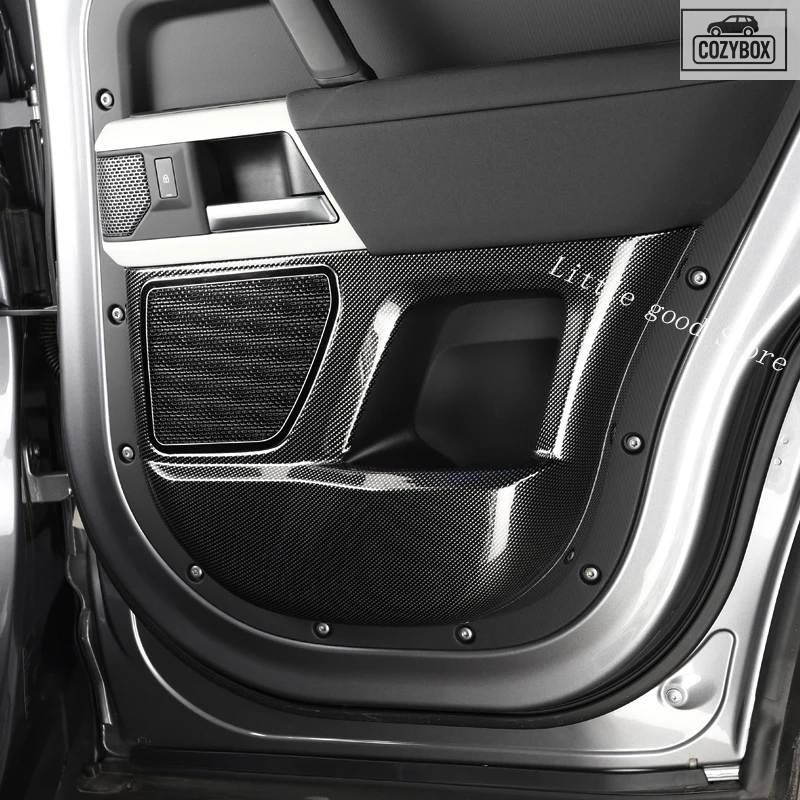 並行輸入品 2020〜2026年式ランドローバー ディフェンダー90/110/130用ドアキックプレートインナー改良型ABSレジンカバーで全てのドアアクセサリーを