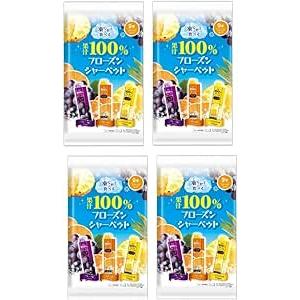 4袋 】リボン 果汁100％ フローズンシャーベット 9本入り : HaruHina