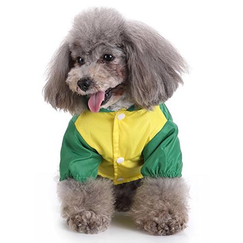 Marupet レインコートカエルパターンペット服レインコート犬 摩耗防水雨雨具小型犬 中型犬雨対策犬用品グリーンlとかわいいおしゃれな帽子 S 07 Koharu Shop 通販 Yahoo ショッピング