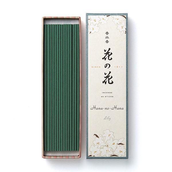 お香 インセンス 日本香堂 ユリの香り 香水香花の花 ゆり 長