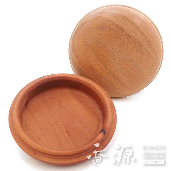 限定品 インド産白檀 蛤型 香合 G 2.5寸 香源 お香 線香 数珠 香木