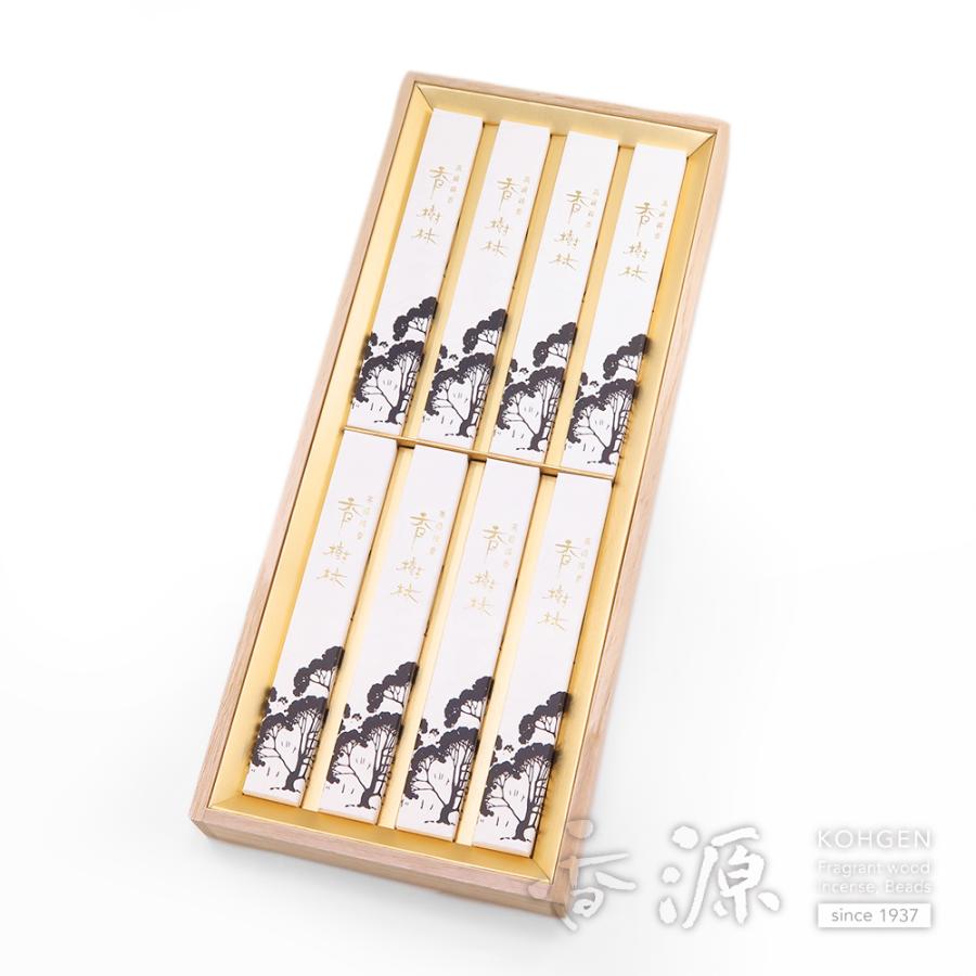線香 ギフト 贈答用 玉初堂 香樹林 桐箱大箱8箱入 お供え 送る 進物 香