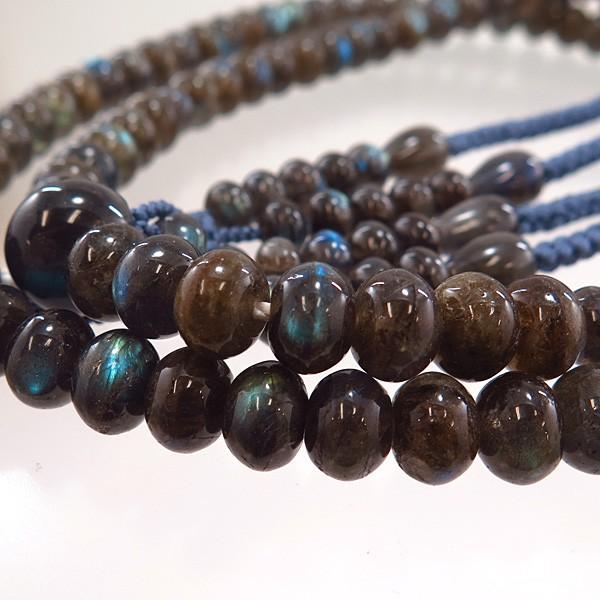 秋冬の主役◎ 男性用数珠　上質ラブラドライト　ミカン玉　尺三　真言宗　共仕立て　限定品　念珠 【WSO2891556077】(102850円)