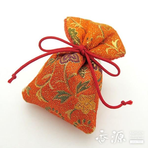 香袋 お香 匂い袋 白檀ベース 巾着 金襴 香源オリジナル においぶくろ 日本