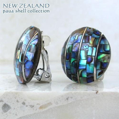 シェル イヤリング シンプル ニュージーランド パウア貝 クリップ型 ドームイヤリング アバロニ アバロンシェル 貝細工 Aq Pae 607c コヒ ニュージーランドギフト 通販 Yahoo ショッピング