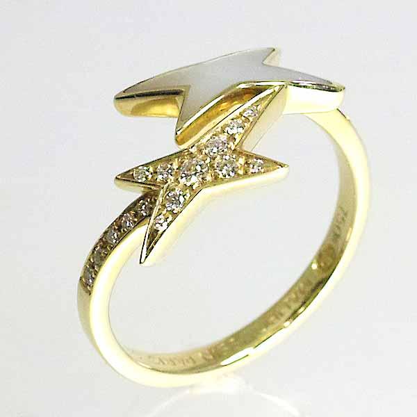 14号】モーブッサン エトワールモン ディヴィン リング K18 ダイヤ