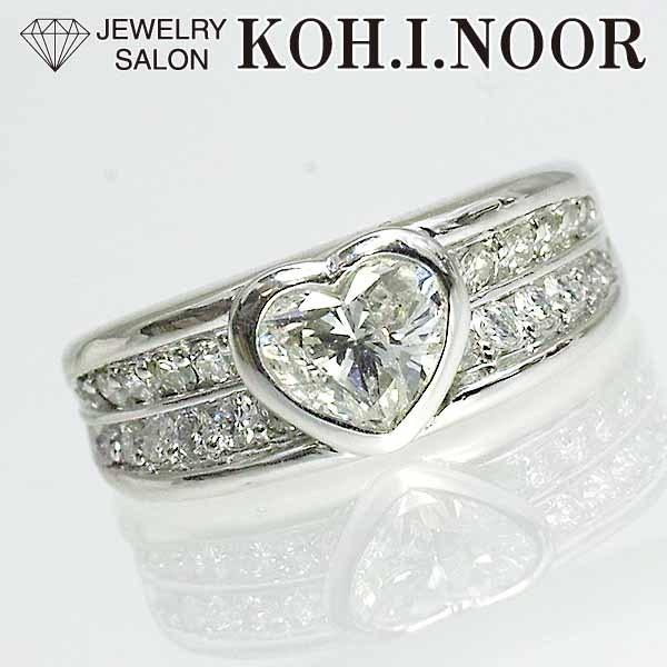 ハートシェイプダイヤモンド 1.065ct I-I1 ダイヤモンド 0.61ct  