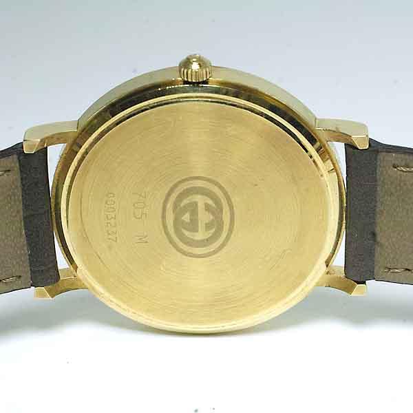 GUCCI グッチ メンズ 705M 18金イエローゴールド K18YG クォーツ GUCCI グッチ メンズ 705M 18金イエローゴールド K18YG クォーツ