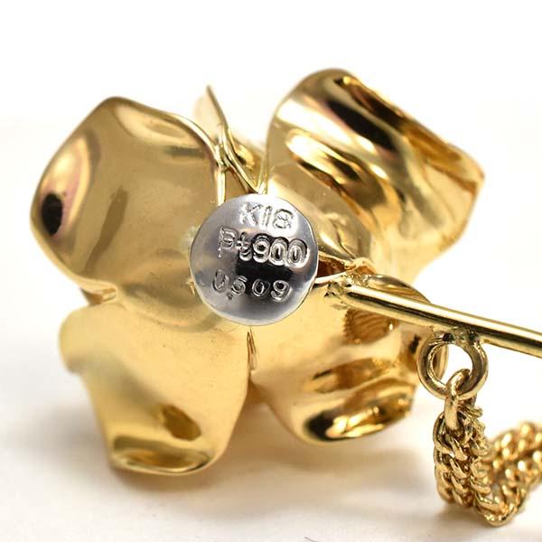 ダイヤモンド 0.509ct D SI1 FAINT 18金イエローゴールド K18YG