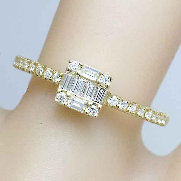 ベルシオラ スクエアコレクション ダイヤモンド 0.24ct 18金 ベルシオラ スクエアコレクション ダイヤモンド 0.24ct 18金