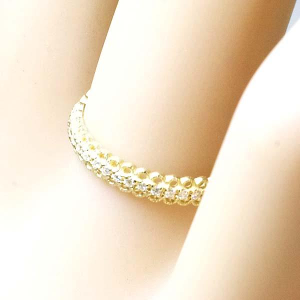 AHKAH アーカー レーシアリング ダイヤモンド 0.09ct 18金 AHKAH アーカー レーシアリング ダイヤモンド 0.09ct 18金