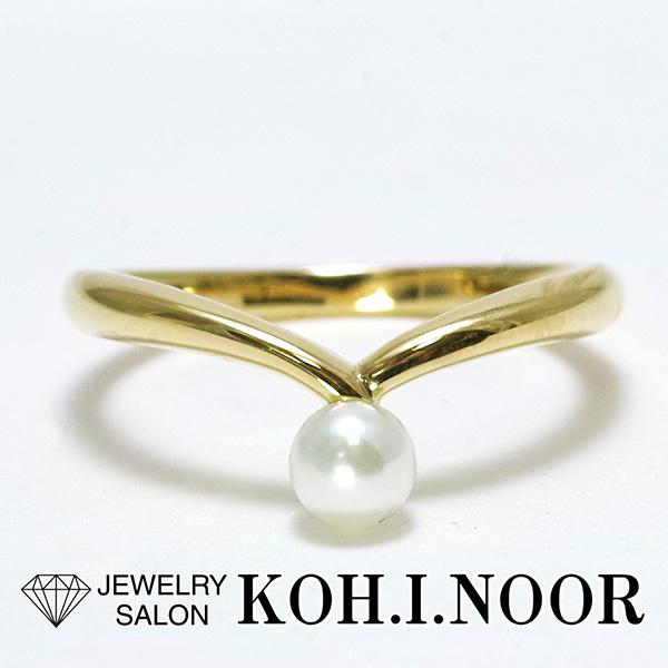 ペルリータミキモト アコヤパール 4.6mm 18金イエローゴールド K18YG  