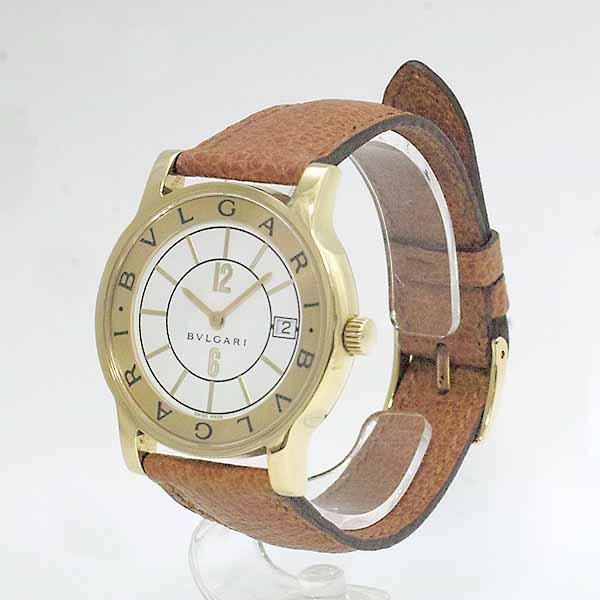 BVLGARI ブルガリ ソロテンポ メンズ ST35WGLD 18金イエロー BVLGARI ブルガリ ソロテンポ メンズ ST35WGLD 18金イエロー