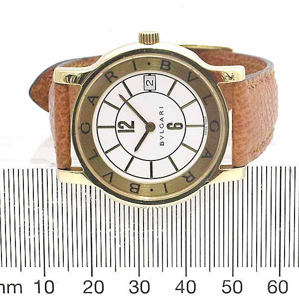 BVLGARI ブルガリ ソロテンポ メンズ ST35WGLD 18金イエロー BVLGARI ブルガリ ソロテンポ メンズ ST35WGLD 18金イエロー