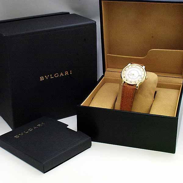 BVLGARI ブルガリ ソロテンポ メンズ ST35WGLD 18金イエロー BVLGARI ブルガリ ソロテンポ メンズ ST35WGLD 18金イエロー