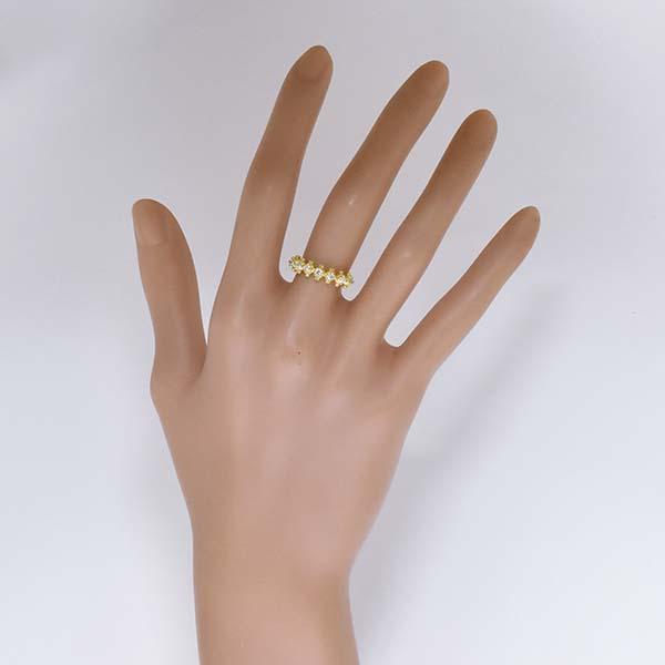 AHKAH（アーカー） メモリアルリング ダイヤモンド 0.25ct 18金