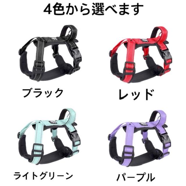 大型犬 ハーネス 犬 おしゃれ 犬用 首輪 (グリーン) 犬 ハーネス おしゃれ 脱げない 簡単装着 小型犬 中型犬 大型犬