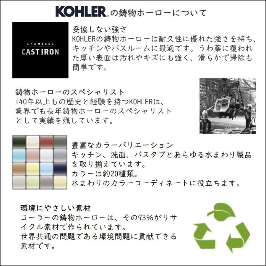 KOHLER キッチンシンク 交換 公式 | リバビー 鋳物ホーロー