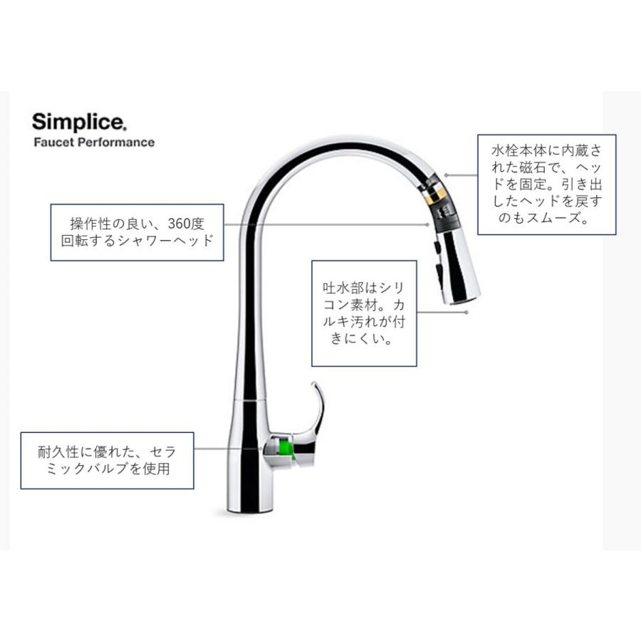 KOHLER キッチン水栓 交換 シャワー DIY 公式 | シンプライス KOHLER キッチン水栓 交換 シャワー DIY 公式 | シンプライス