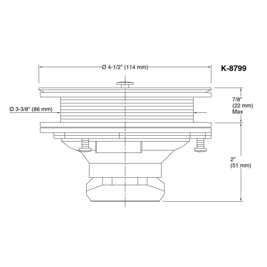 KOHLER（コーラー） キッチン 4点 セット 公式 | シンク 水栓 排水金具 正規輸入品 輸入元保証 K-8437-1-CM1 K ...