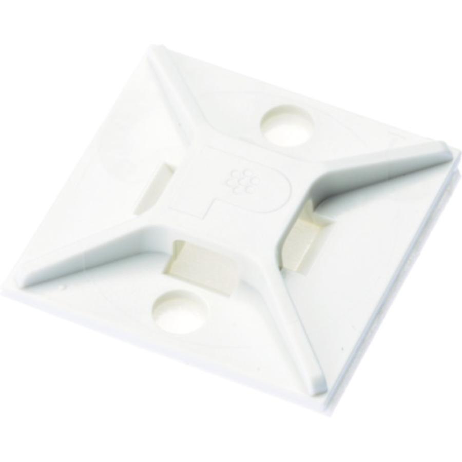 パンドウイット マウントベース ゴム系粘着テープ付き 白 ABM2S-A-C