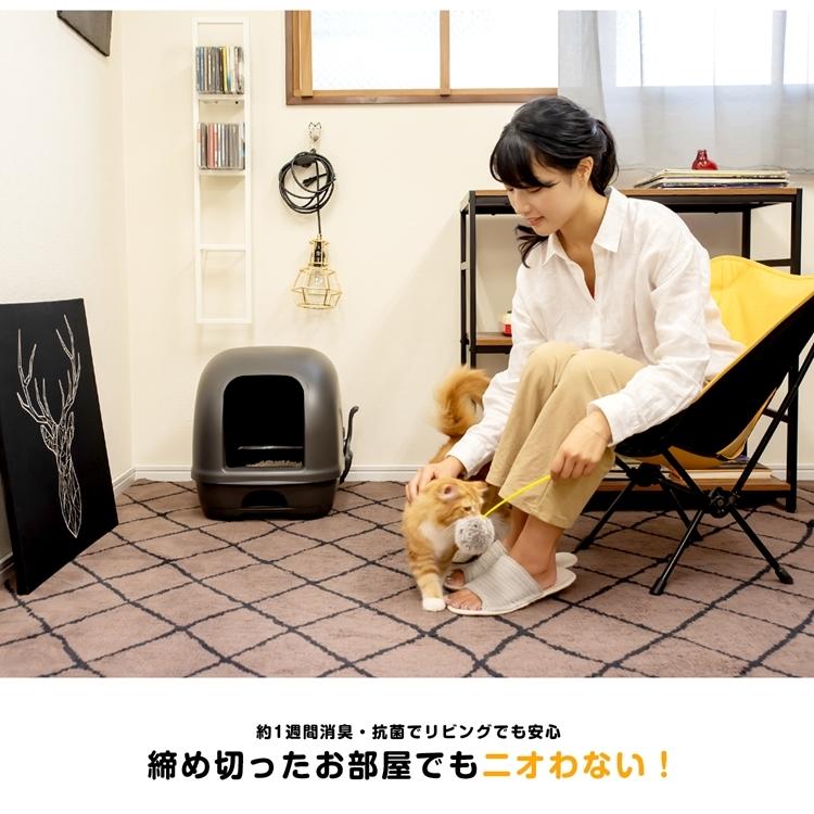 ◆デオトイレ シート 複数ねこ用 8枚 消臭・抗菌シート ペットシーツ トイレシート 猫 ねこ ネコ ユニ・チャーム｜kohnan-eshop｜02