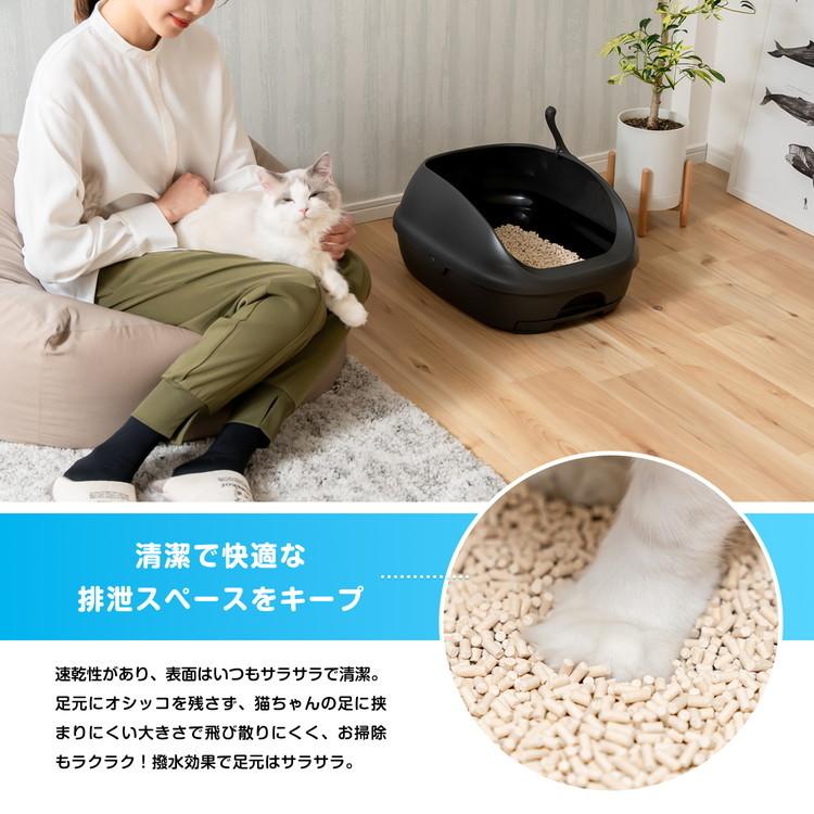 デオトイレ サンド 猫砂 砂 鉱物 消臭・抗菌サンド 小粒 3.8L *4袋セット 鉱物系 飛び散り防止 猫 ねこ ネコ ユニ・チャーム｜kohnan-eshop｜07