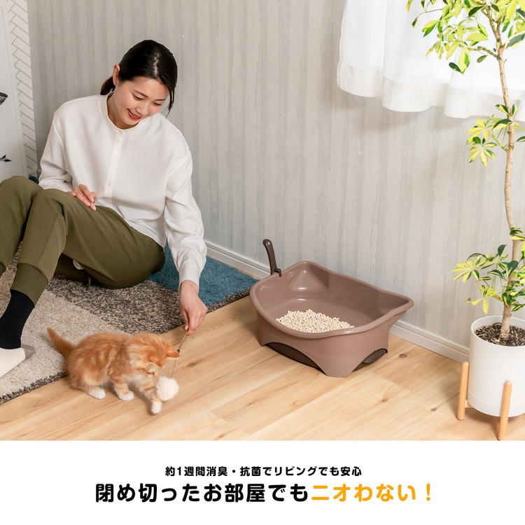デオトイレ 【ポイント3倍 9/11-9/13】猫用トイレ 本体セット 子猫から