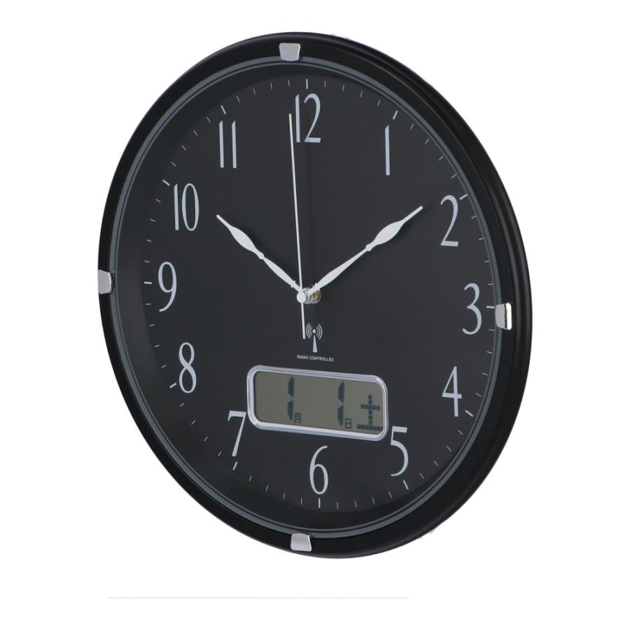 ◇コーナン オリジナル LIFELEX 電波掛時計日付表記付 FX−7844