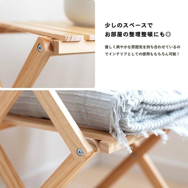 ◆コーナンオリジナル  コーナンラック 折り畳み式木製ラック３段 ワイドタイプ｜kohnan-eshop｜09