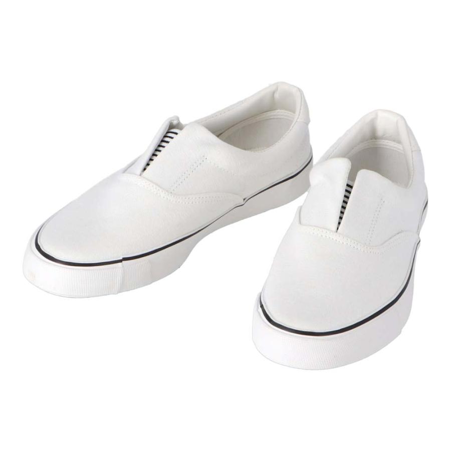 ◇コーナンオリジナル PROACT デッキシューズ 白 TW−03 25