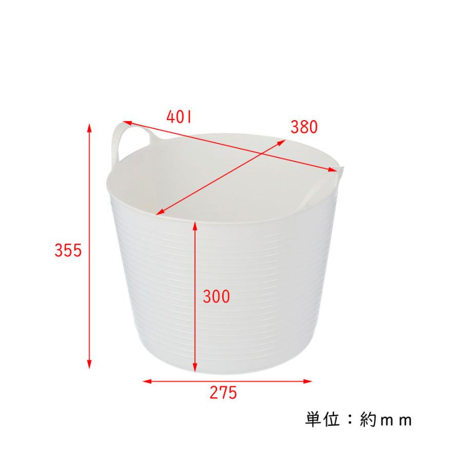 コーナン オリジナル LIFELEX 丸形ランドリー バスケット 26L