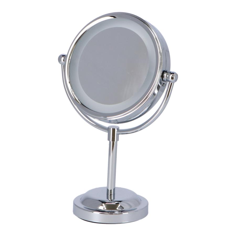 コーナン オリジナル LIFELEX 卓上LEDミラー シルバー : コーナンe