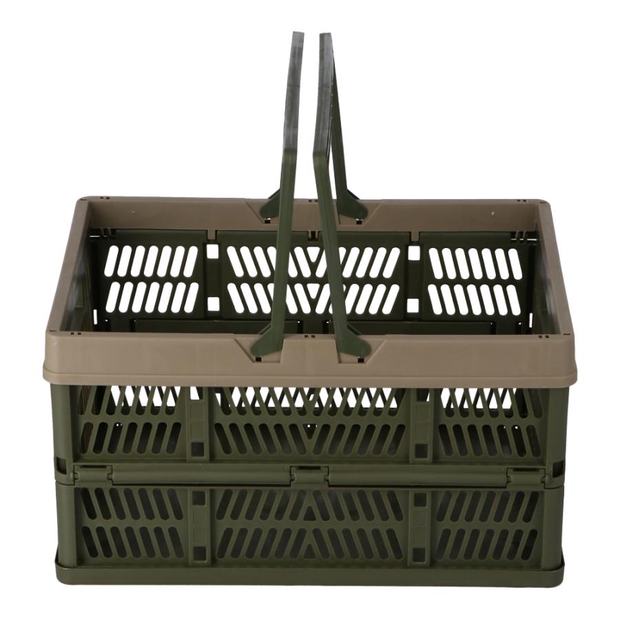 直接引取のみ　木製コンテナ コーナン オリジナル LIFELEX 取っ手付き折りたたみコンテナ