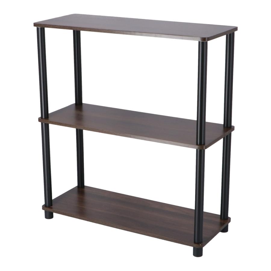 ◇コーナン オリジナル LIFELEX マルチラック3段 ダークブラウン