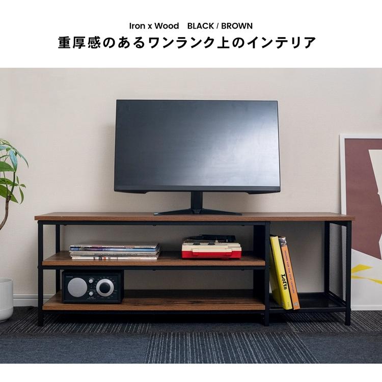 テレビ台 AVボード ローボード 約幅115×奥行40×高さ40cm 木製 オープン