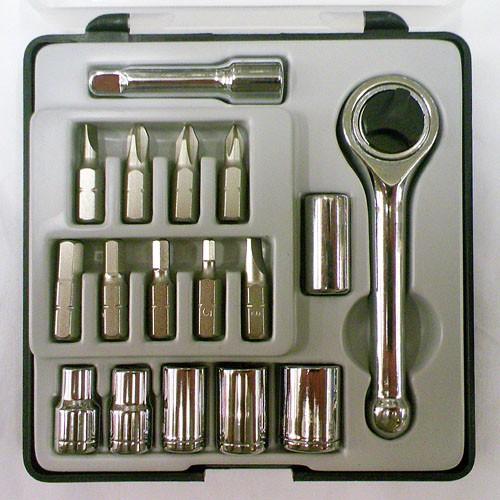 コーナン オリジナル 17pscミニスタビラチェット＆ソケットセット