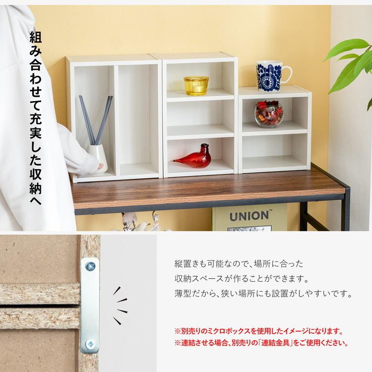 コーナン オリジナル LIFELEX ミクロボックスワイド2段 ホワイト