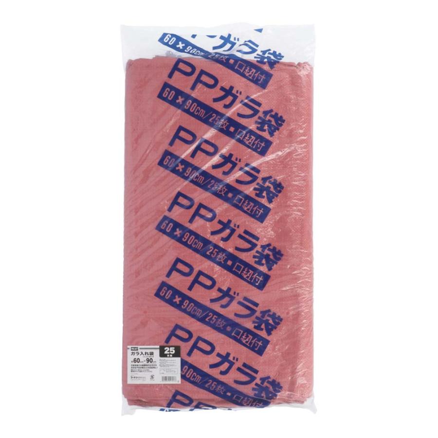 ◇コーナンオリジナル PROACT ガラ入れ袋 25枚入り 赤茶色 約